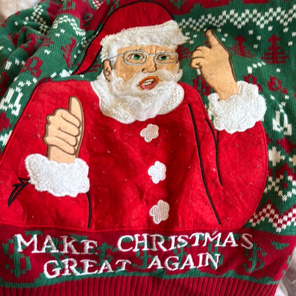 Festive Red Santa Sweater